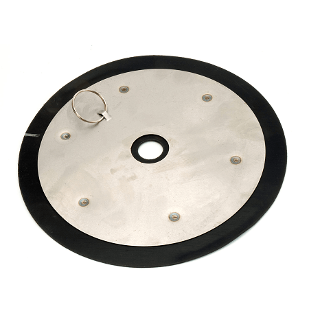 338991 by Alemite | Pump Accessory | Follower Plates | Drumsize: 12.5 Kg. (270 mm) | Tube Diameter: 29 mm | 10.63" OD | use with Metric RAM, H and SuperH