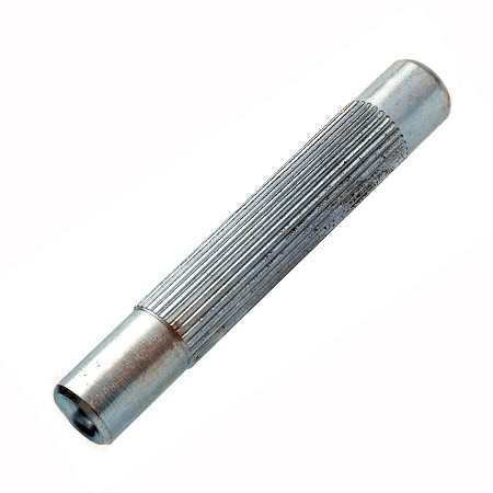 5253 by Alemite | Drive Fitting Tool | Use with Fitting 1633, 1666, 1699, 1720-B, 1736-A, 1952-A3005, 3009, 3019, 369591, 369604, 369577 | Straight | Trivalent Zinc Plating