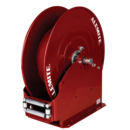 7340 by Alemite | High Capacity Reel | Grease | Bare Reel | Reel Inlet: 3/8" Male NPTF | Delivery Hose Outlet: 3/8" Female NPSM Swivel | Max Pressure: 6000 PSI