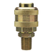 B330604 by Alemite | Coupler | Air Thread: 1/4" Male NPTF | Extra Heavy Duty Standard Type | Blister Package