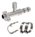 FF14266 Aeroquip by Danfoss | EZ Clip System Fitting Kit | Includes FJ3978-1012S Pad Style Connection (Volvo) (R134a Low Side Port) Fitting with FF14174 Clip & Cage Kit