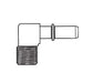 FF3960-01-0204B by Danfoss | Pipe Adapter | SAE J2044 Fitting 90° Elbow | -02 Male NPTF x -04 Hose Barb | Brass
