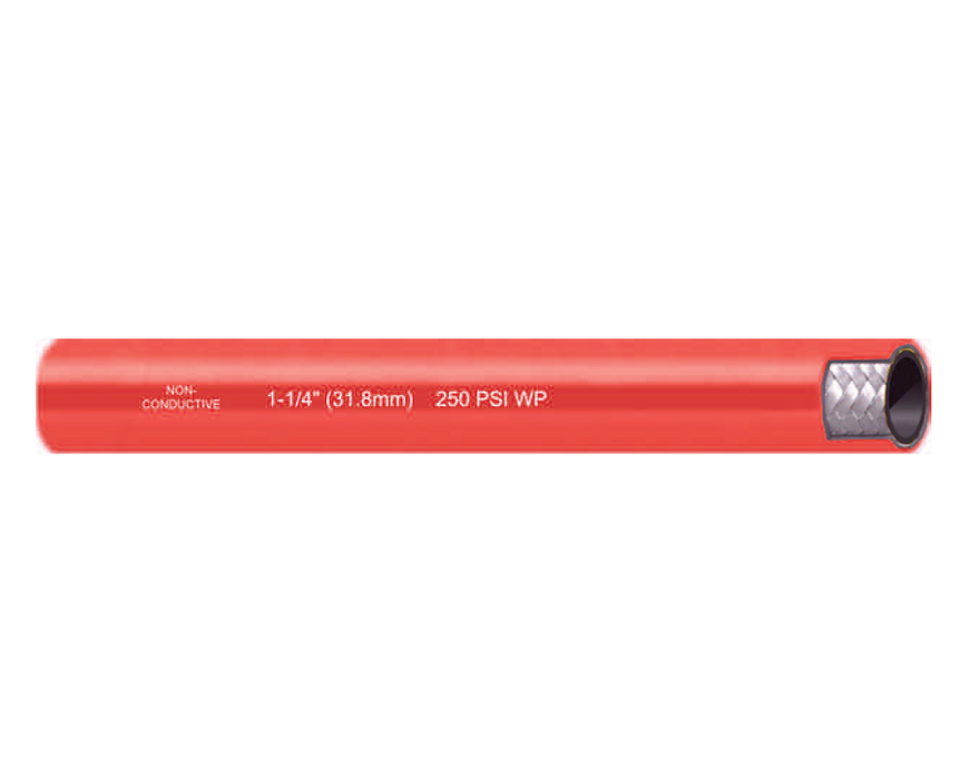 1-1/2X2 3284H by Couplamatic | Hydraulic Return Line Hose | Two Fiber Braid | Red | 1-1/2" ID | 300ft