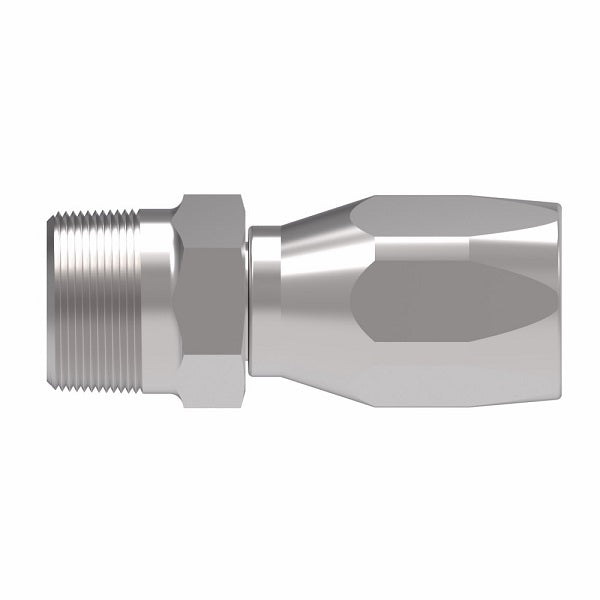 4412-6-6S Aeroquip by Danfoss | Male Pipe 100R5 Reusable Hose Fitting (2 Piece) | -06 Male Pipe x -06 Reusable Hose End | Steel