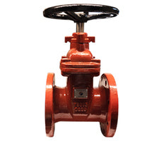 9600FL6 Midland NRS Resilient Seated Gate Valve - 6" Flanged Ends - Ductile Iron