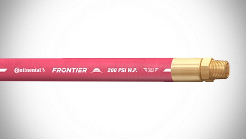 20132831 Frontier™ by ContiTech | Air / Multipurpose Hose | Continental | 0.375" (3/8") ID | 1/4" Male NPT x 1/4" Male NPT | 200 PSI | Red | 50ft | Pack of 5