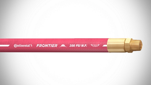 20147625 Frontier™ by ContiTech | 300 Air / Multipurpose Hose | Continental | 0.25" (1/4") ID | 1/4" Male NPT x 1/4" Male NPT | 300 PSI | Red | 50ft