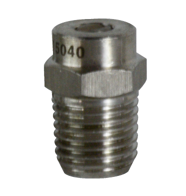 DX140040MG Drexel Pressure by Midland High Pressure Meg Nozzle - 0° Spray - 4.0 GPM - 1/4" Male Pipe Thread - Stainless Steel