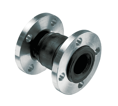 HTSRF40X6 by Kuriyama | Single Sphere Flanged Rubber Expansion Joint | Size: 4" | Length: 6" | 225 PSI | Carbon Steel