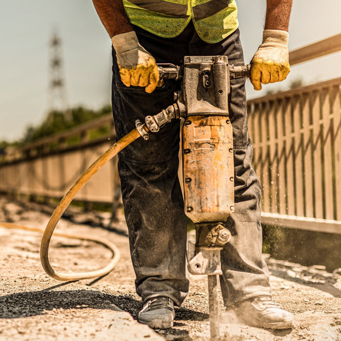 Thermoid Air Power Red and Yellow JackHammer Hoses