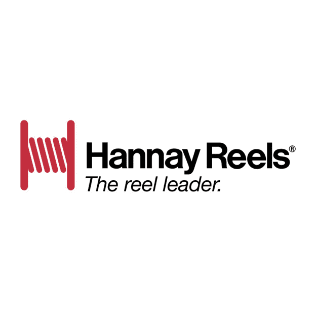 Hannay Reels Logo. Available at Hose Warehouse