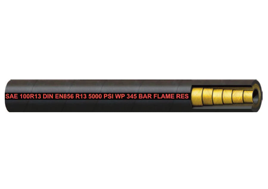 RC13 Multispiral Extra High Pressure Import Hydraulic Hose (SAE 100R13) by Couplamatic