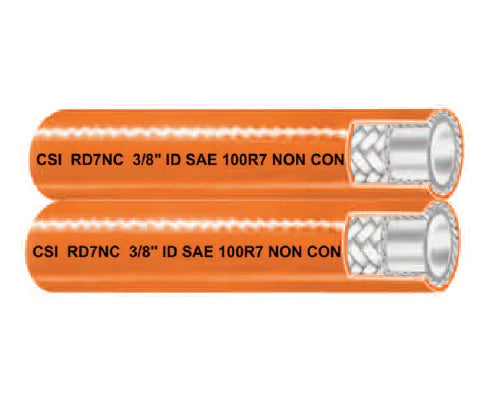 RD7TLNC Non-Conductive Twin Line Thermoplastic Hydraulic Hose (SAE 100R7) by Couplamatic