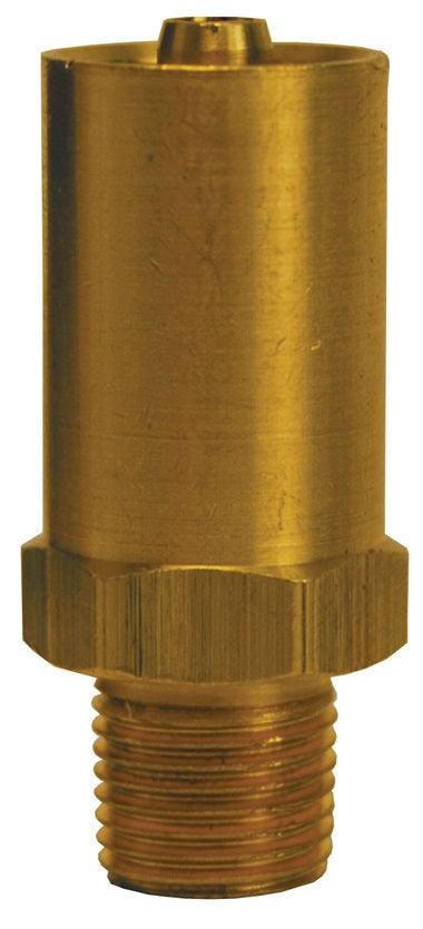 0010260C by Dixon Valve | Grease Whip Hose Fitting | 1/8" Male NPT | Solid Base | Brass