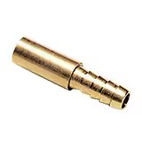 0165 10 10 by Parker | Legris Complementary Compression Fittings | 10 mm Tube OD x 8 mm Barbed | 35.5 mm Length | Straight | Brass