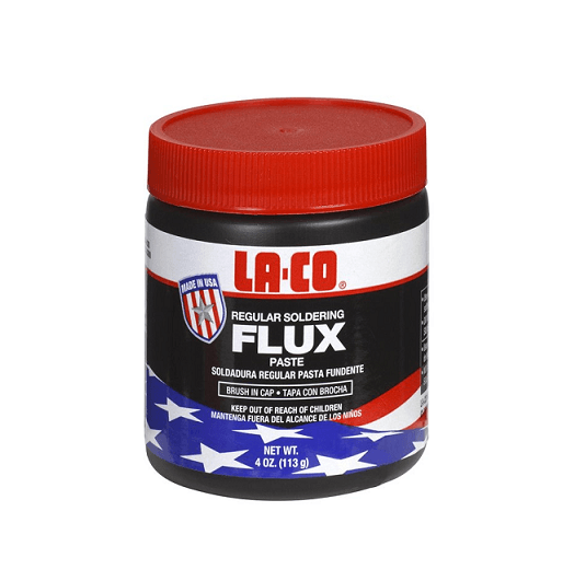 022194 by La-Co | Regular Flux Paste | 4 oz | Brush in Cap | Case of 48