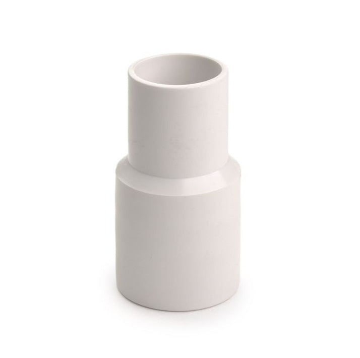 03100791 by Flexaust | Flex-Tube Screw Cuff | Fits 1.25in Hose ID | White | PVC