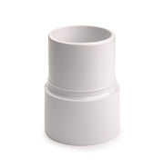 03100793 by Flexaust | Flex-Tube Screw Cuff | Fits 3in Hose ID | White | PVC