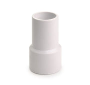 03100795 by Flexaust | Flex-Tube Screw Cuff | Fits 1.50in Hose ID | White | PVC