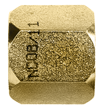 0318-04-B by Brennan Inc. | -04 JIC Tube Nut | Brass