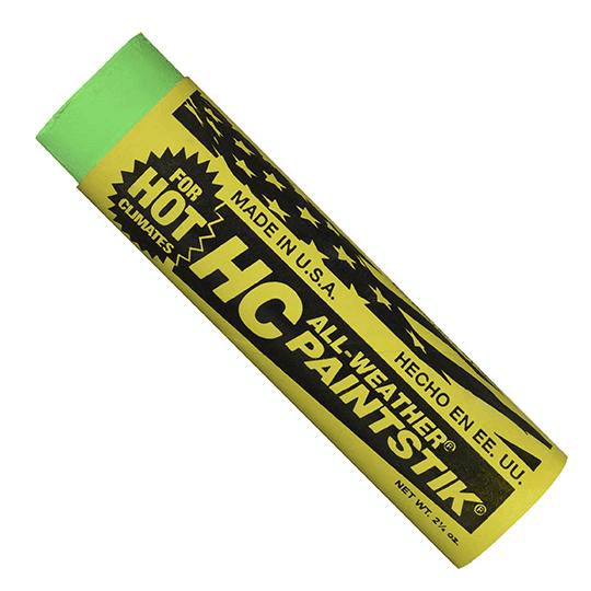 061216 by All-Weather | HC Paintstik Livestock Marker | Fluorescent Green | Case of 144