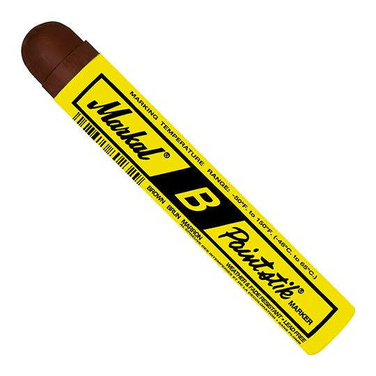 080229 by Markal | B Paintstik | Standard Size 11/16" x 4-3/4" | Brown