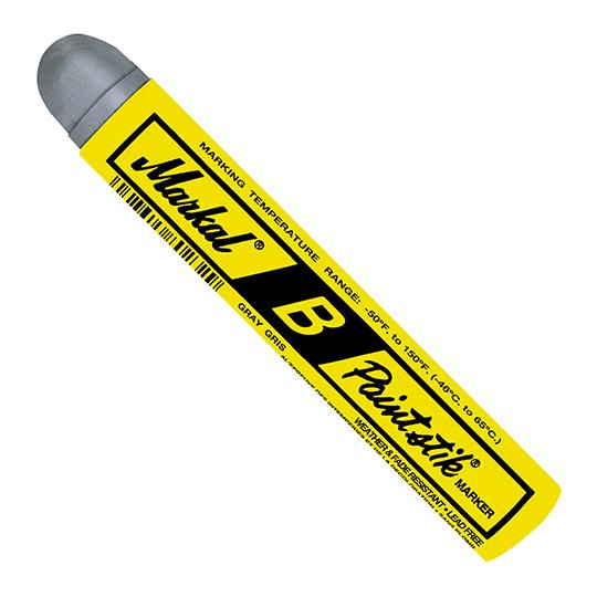 080230 by Markal | B Paintstik | Standard Size 11/16" x 4-3/4" | Gray