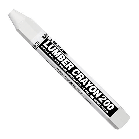 080350 by Markal | Lumber Crayon 200 | White | Case of 144