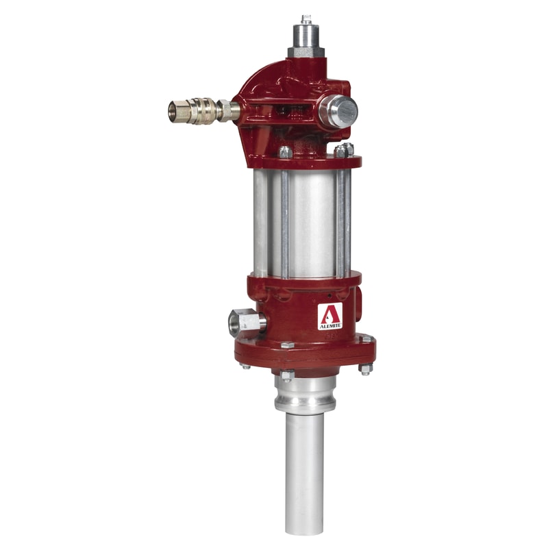 7735 by Alemite | Grease Pump | Pneumatic Industrial | Drum size: Bulk | Material Outlet: 1/2" Female NPTF | 100 PSI