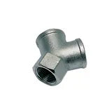 0910 00 13 by Parker | Legris Stud Fitting | 1/4" Female BSPP Equal Thread | 17 mm Hex | Y | Nickel-Plated Brass