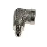 0921 00 19 by Parker | Legris Stud Fitting | M5x0.8 Male M5 Metric Thread x M5x0.8 Female M5 Metric Thread | 90° Elbow | Nickel-Plated Brass | Pack of 25