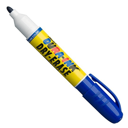 096572 by Markal | DURA-INK Dry Erase | 1/8" (3 mm) Mark Size | Blue | Case of 48