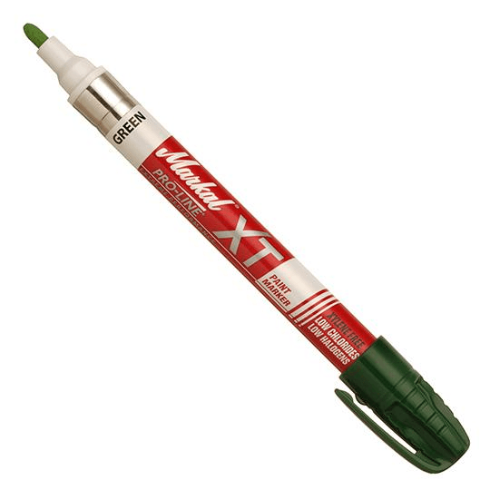 097255 by Markal | PRO-LINE XT | 1/8" (3 mm) Mark Size | Green  | Case of 48