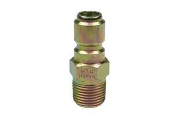 1101STS by Coilhose | Straight Through Series Connector | 1/4" Male NPT Thread | Straight | Steel