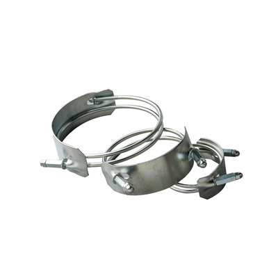2.0-SP-CLAMP by Texcel | SIGMA-CLAMP™ Series | Double Bolt Spiral Clamp | 2" Hose Diameter | Right Hand