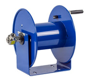 112P-3-8 by Coxreels | 100 Pure Flow Series | 4,000 PSI Hand Crank Hose Reel for Breathing Air & Clean Fluids | 3/8" Hose ID, 3/8" FNPT Inlet | Steel | 100ft Capacity, Hose Not Included
