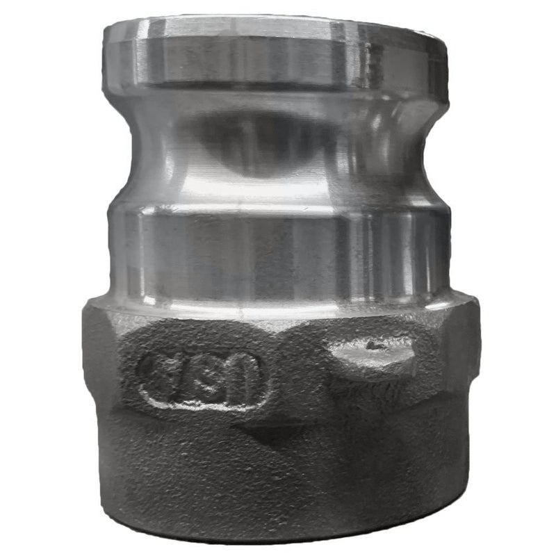 1000160H (60AHD) by PT-Coupling | Heavy Duty Cam & Groove Adapter | Type AHD | 6" Adapter x 6" Female NPT | Aluminum | Buna-N Seal