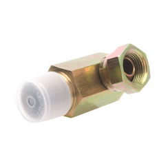 1001-86 by Alemite | Swivel Adapter Fitting Accessory | Thread: 1/2" Male NPTF x 3/8" Female NPTF | Thread: 3/8" Female NPSM | 90° Elbow