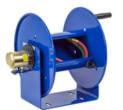 112WTL-1-50 by Coxreels | 100W Series | 200 PSI Hand Crank Hose Reel for Oxy-Fuel Welding (T-Grade) | 1/4" Hose ID, 1/4" FNPT Inlet | Steel | 50ft Capacity, Hose Not Included