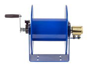 112WL-1-100 by Coxreels | 100W Series | 200 PSI Hand Crank Hose Reel for Oxy-Acetylene Welding | 1/4" Hose ID, 1/4" FNPT Inlet | Steel | 100ft Twin Hose Included