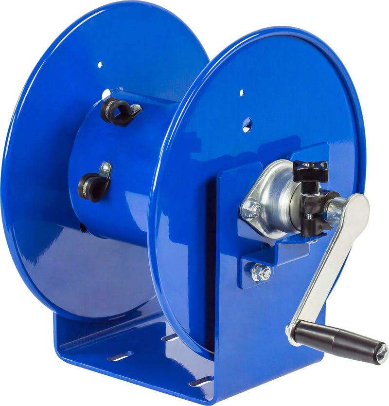 112WCL-6-10 by Coxreels | 100WCL Series | Hand Crank Welding Cable Reel | #1/0 Cable, 450A | Steel | 100ft Capacity, Cable Not Included