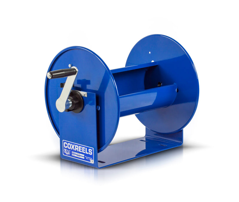 117-5-100 by Coxreels | 100 Series | 4,000 PSI Hand Crank Hose Reel | 3/4" Hose ID, 3/4" FNPT Inlet | Steel | 100ft Capacity, Hose Not Included