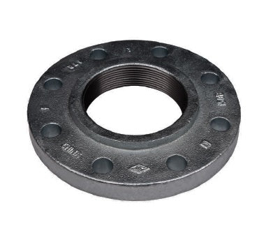 108076 Midland | Reducing Threaded Companion Flange | 3" x 2-1/2" | Class 125 Pattern | Black Ductile Iron