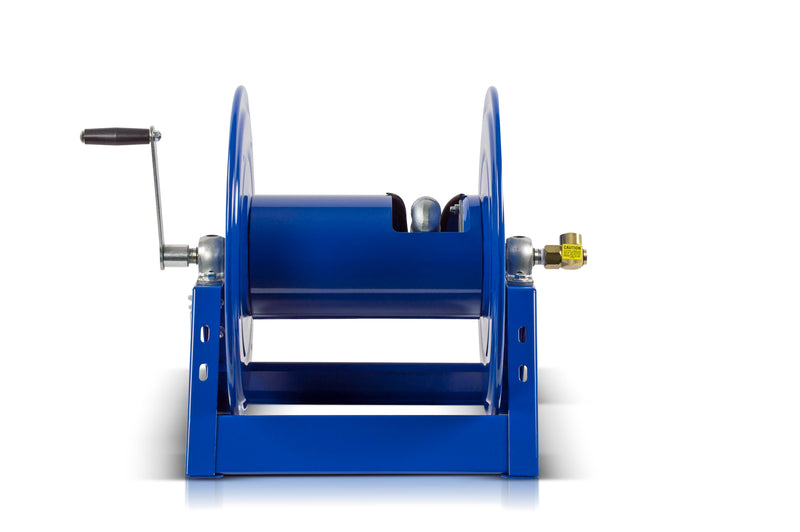1125-4-200 by Coxreels | 1125 Series | 3,000 PSI Hand Crank Hose Reel | 1/2" Hose ID, 1/2" FNPT Inlet | Steel | 200ft Capacity, Hose Not Included
