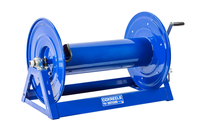 1125-4-200-BYXX by Coxreels | Storage Series | Hand Crank Hose Storage Reel | 12" Drum Width | Steel | Hose Not Included