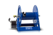 1125-4-450-E by Coxreels | 1125 Series | 3,000 PSI Motor Driven Hose Reel | 12V DC 1/3 HP Electric Motor | 1/2" Hose ID, 1/2" FNPT Inlet | Steel | 450ft Capacity, Hose Not Included