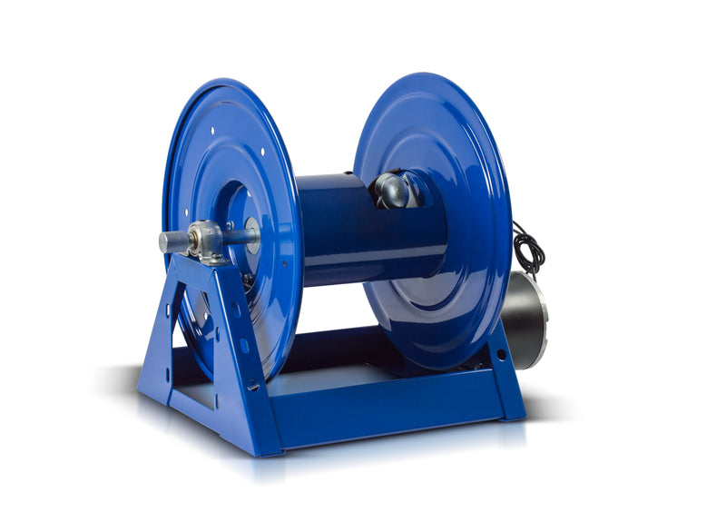 1125-5-250-E by Coxreels | 1125 Series | 3,000 PSI Motor Driven Hose Reel | 12V DC 1/3 HP Electric Motor | 3/4" Hose ID, 3/4" FNPT Inlet | Steel | 250ft Capacity, Hose Not Included
