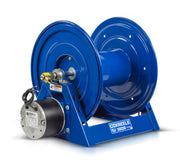 1125-4-500-EF by Coxreels | 1125 Series | 3,000 PSI Motor Driven Hose Reel | 24V DC 1/3 HP Electric Motor | 1/2" Hose ID, 1/2" FNPT Inlet | Steel | 500ft Capacity, Hose Not Included