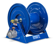 1125-4-500-A by Coxreels | 1125 Series | 3,000 PSI Motor Driven Hose Reel | #4 Gast Air Motor | 1/2" Hose ID, 1/2" FNPT Inlet | Steel | 500ft Capacity, Hose Not Included