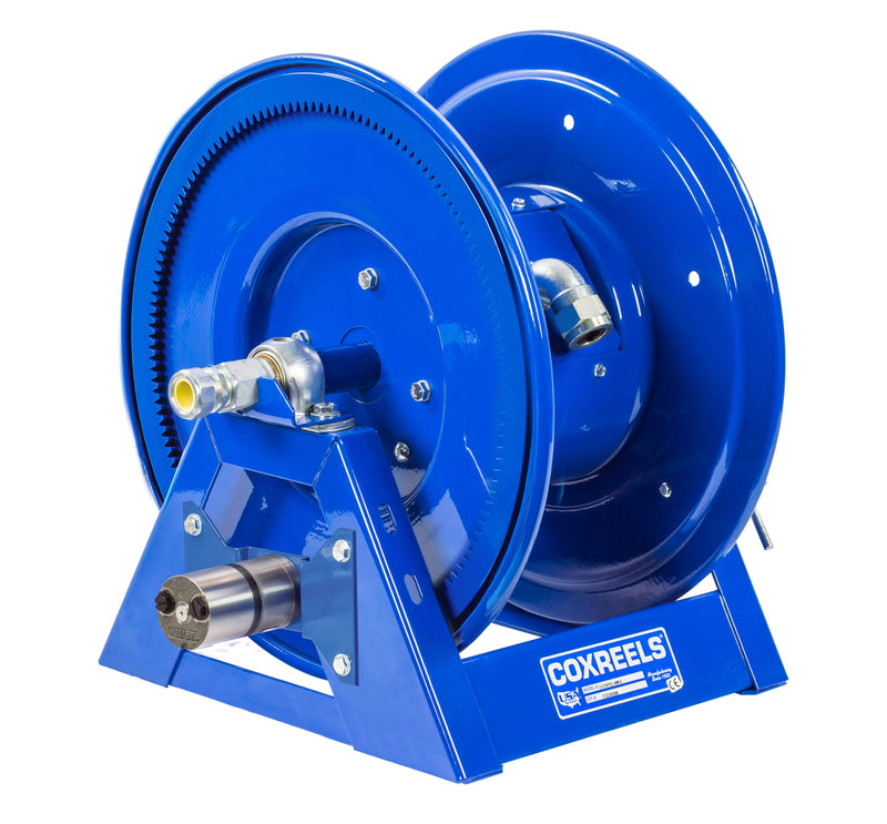 1125PCL-8M-H by Coxreels | 1125PCL Series | Motor Driven Cord Reel | Hydraulic Motor | 10/3 or 8/3 SO Cord, 45A, 600V | Steel | 200ft (10/3) or 175ft (8/3) Capacity, Cord Not Included